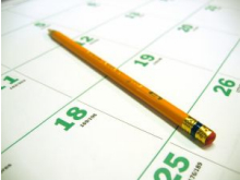 pencil calendar